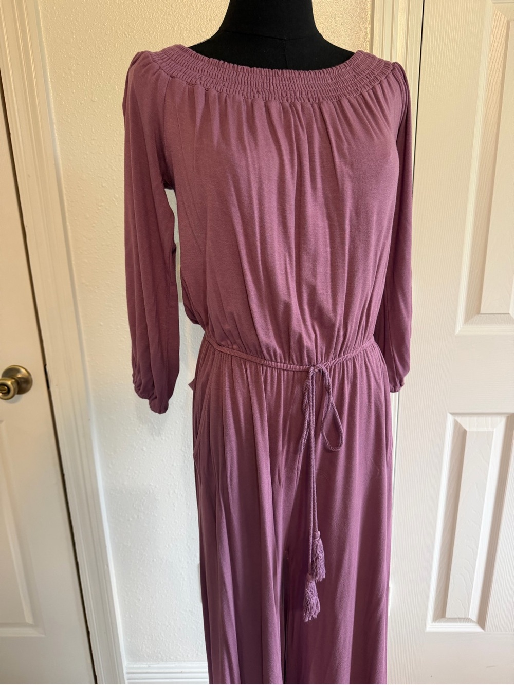 Listicle Jumpsuit Small Romantic Boho Cottagecore Ralph Lauren Vibe Wide Leg - Picture 3 of 13